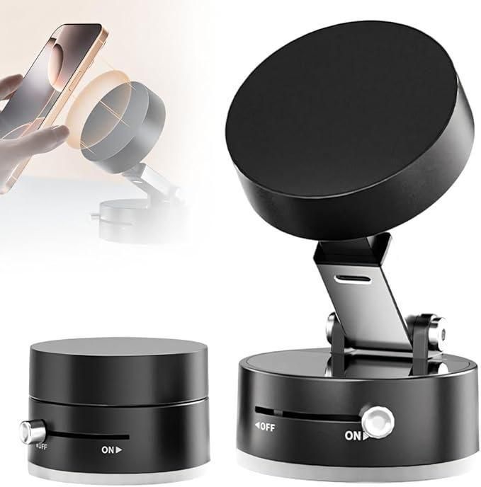 🧲 Vacuum Suction Magnetic Bracket | Ultra-Strong Hold, No Drilling, Easy Mount 🚀