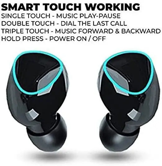 🎧 M10 Bluetooth TWS Earbuds | HD Sound 🎶 | Long Battery 🔋 | Touch Control ✨