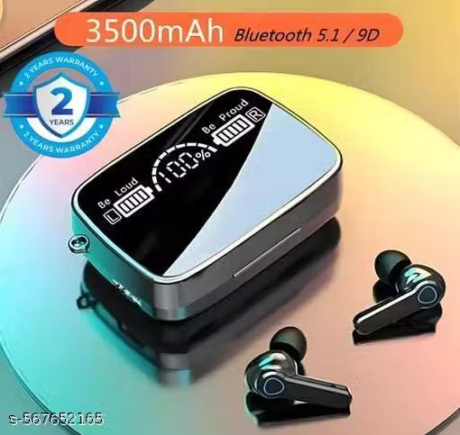 🎧 M10 Bluetooth TWS Earbuds | HD Sound 🎶 | Long Battery 🔋 | Touch Control ✨